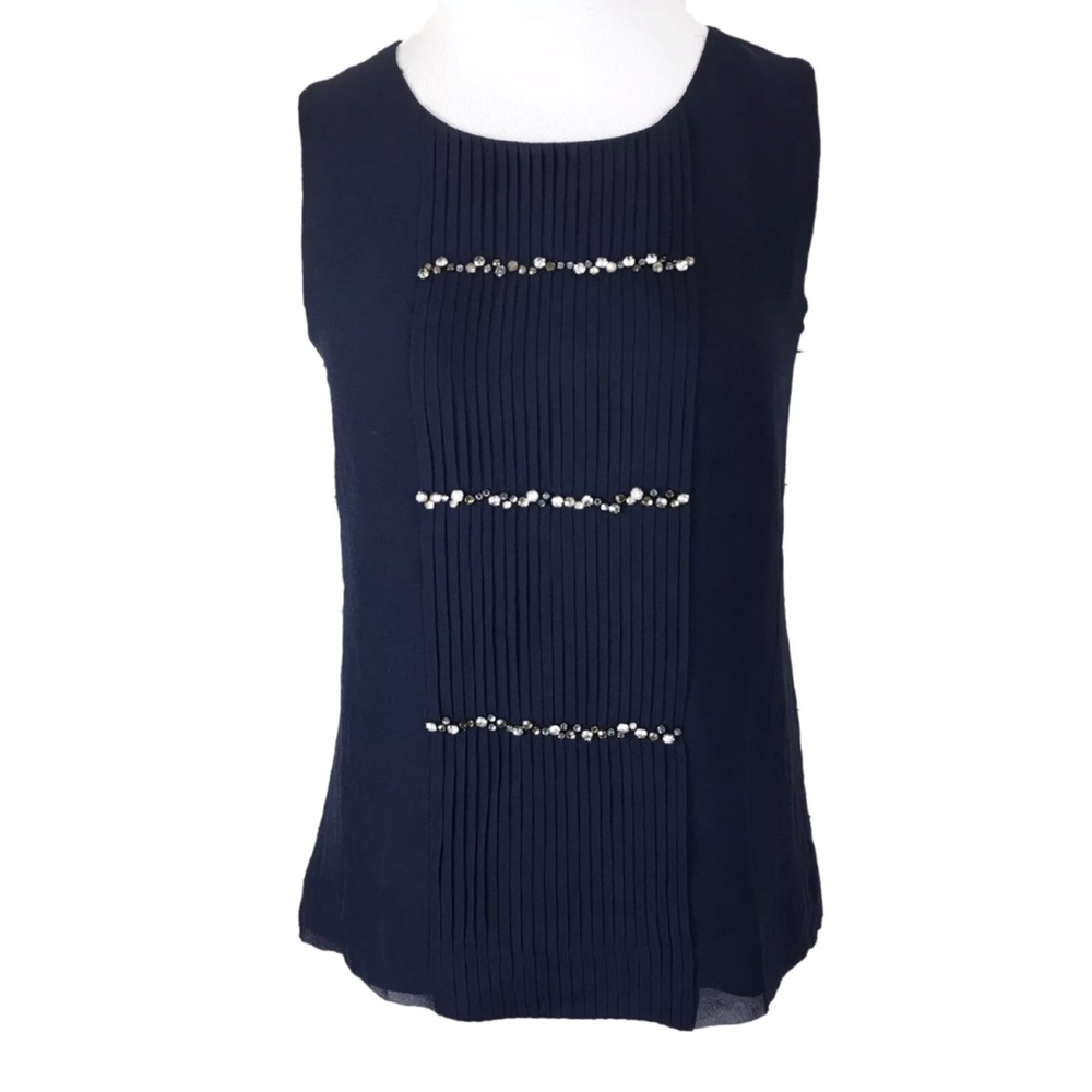 J. Crew Sz 0 Woman's 100% Silk Sleeveless Top